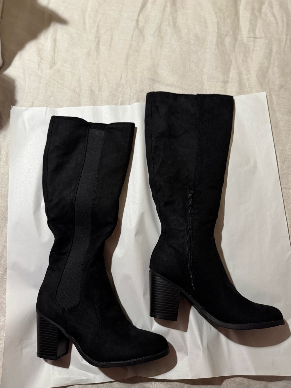 Sugar Womens Willetta  Zipper Pull On Knee-High Boots size 8 NEW